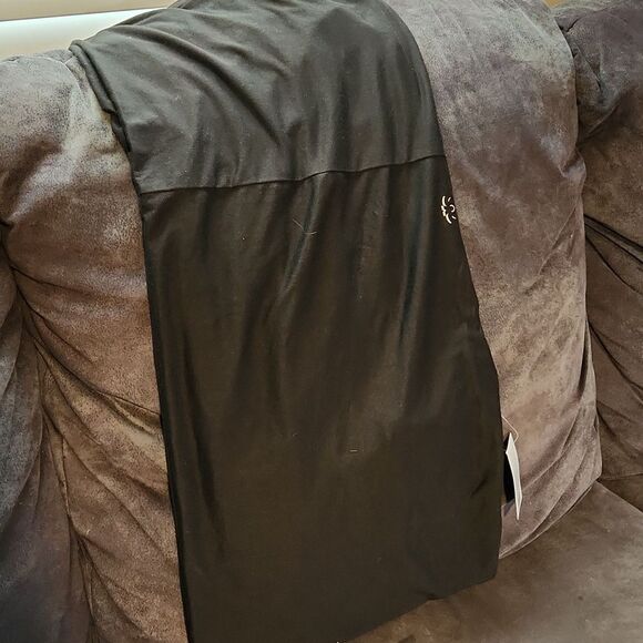 New Beyond Yoga Black Scarf Infinity Scarf With Pocket - Picture 4 of 10